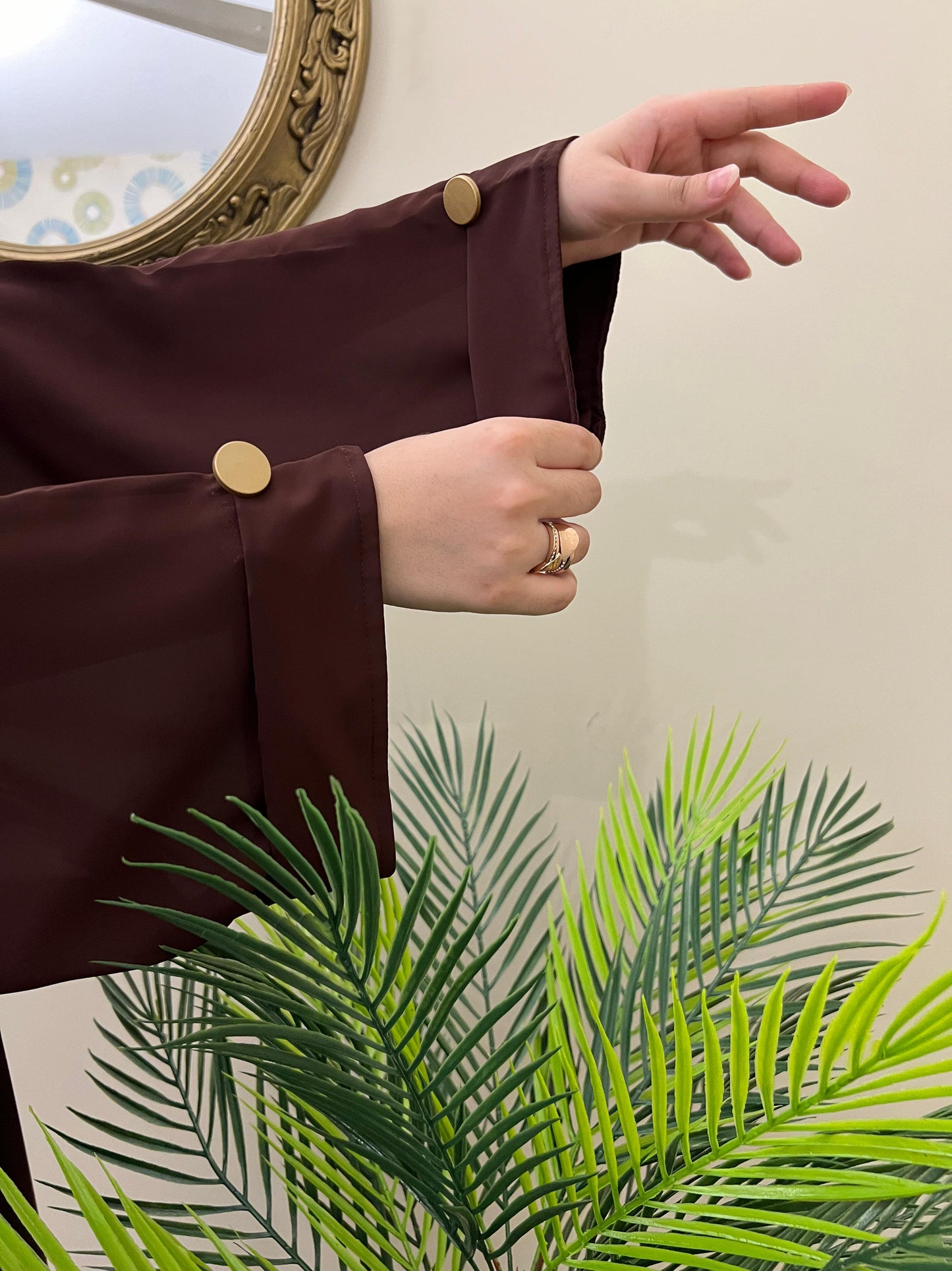 Brown Basic Abaya