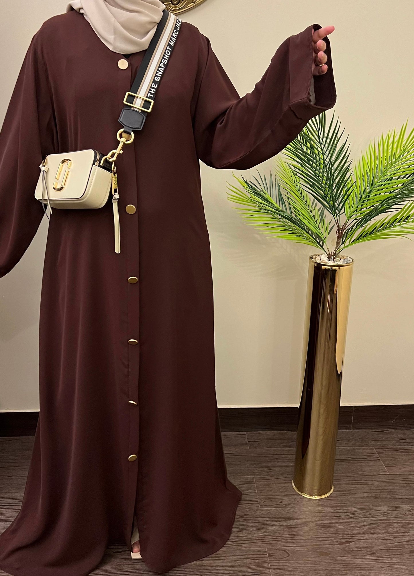 Brown Basic Abaya